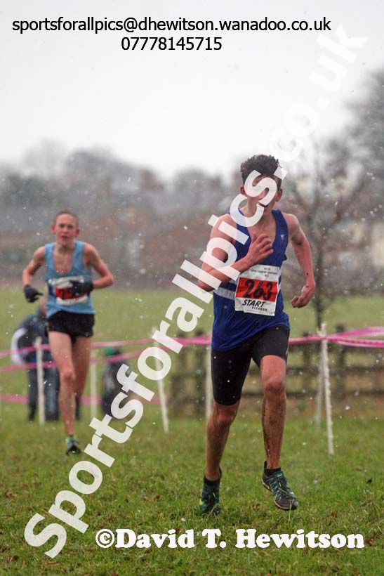 Boys under-15s North Eastern Cross Country, Sedgefield, County Durham. Photo: David T. Hewitson/Sports for All Pics